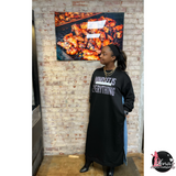 Black -Lazy Warm Dress (One Size fits All)
