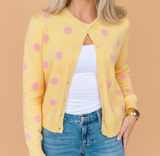 Polka Dot Cardigan (S-XL) 3 Colors