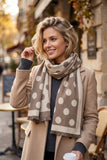 Reversible Polka Dot Scarf -3 Colors
