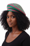 Pink and Green Beanie