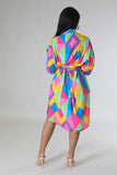 Summer Pattern Dress (S-XL)