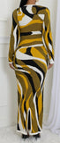 Yellow Fall Dress (S-XL)
