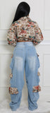 Flower Jacket and Pants Set (S-L)