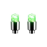 2/4/8Pcs Colorful LED Wheel Lights Car Tire Valve Caps Neon Light Universal Motorcycle Bicycle Valve Cover Auto Accessories