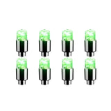 2/4/8Pcs Colorful LED Wheel Lights Car Tire Valve Caps Neon Light Universal Motorcycle Bicycle Valve Cover Auto Accessories