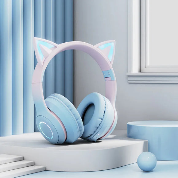 Kitty Headphones-Gamers
