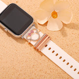 5pcs/set Disney Minnie Diamond Strap Decoration Rings for Apple Band