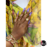 Gold Circle Ring
