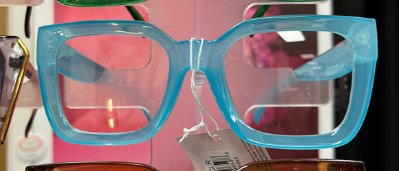 Fashion Glasses (clear blue)