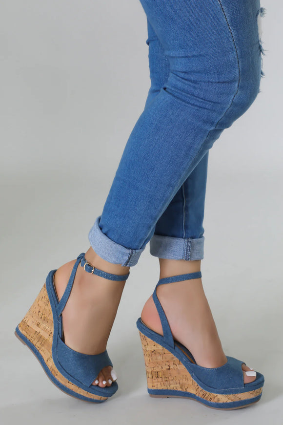 Blue Jean Wedge