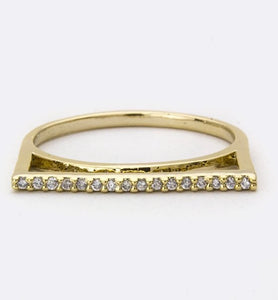 Straight Line Ring