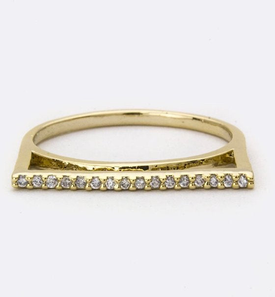 Straight Line Ring