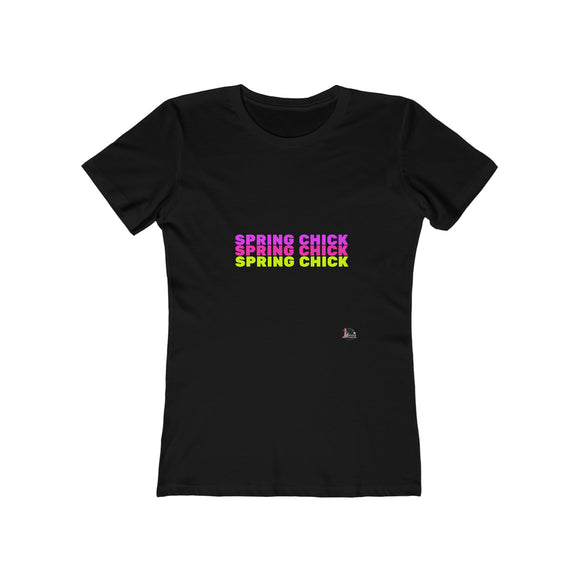Spring Chick-Women's The Boyfriend Tee