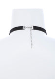RHINESTONE PENDENT VELVET CHOKER