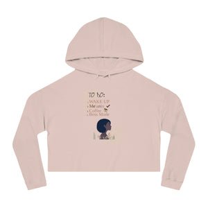 TO DO LIST- Women’s Cropped Hooded Sweatshirt