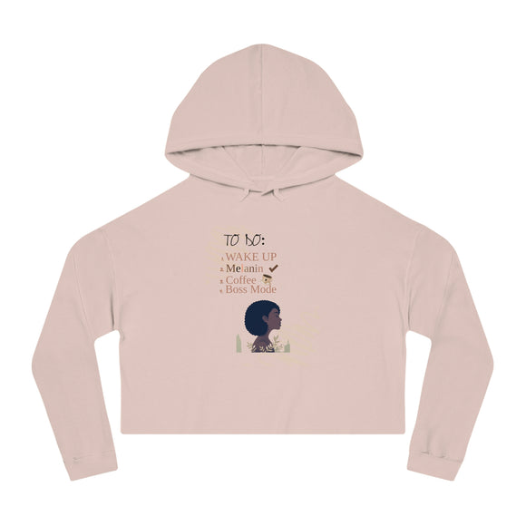 TO DO LIST- Women’s Cropped Hooded Sweatshirt