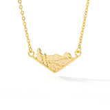 Zodiac Necklace Stainless Steel Gold 14 Inch (Gold, Rose Gold and Silver)