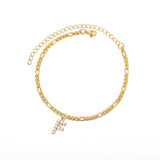 Tiny Letter Anklet