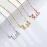 Zodiac Necklace Stainless Steel Gold 14 Inch (Gold, Rose Gold and Silver)