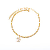 Tiny Letter Anklet