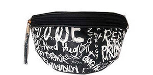 Graffiti Waist Bag/Matching Face Mask