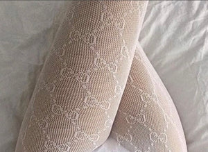 White G Stockings