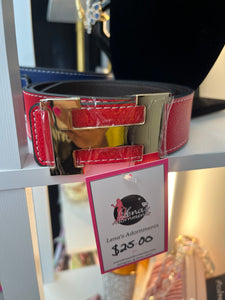 H Belt (Red/Gold)