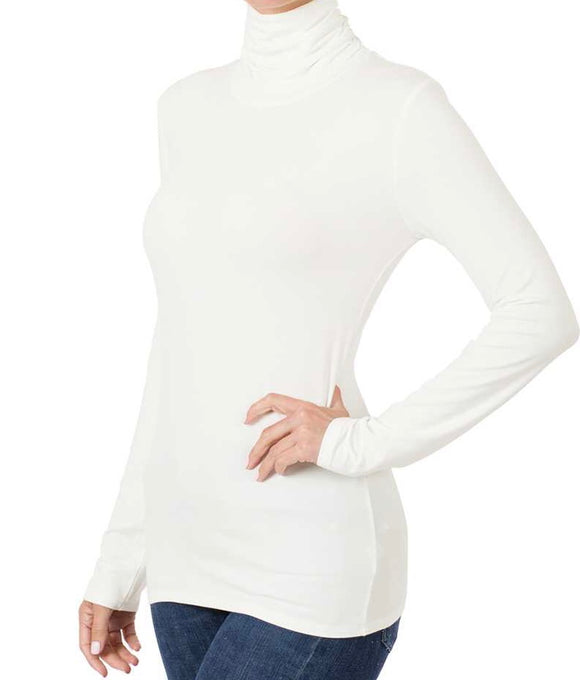 Simple Ivory Mock Top