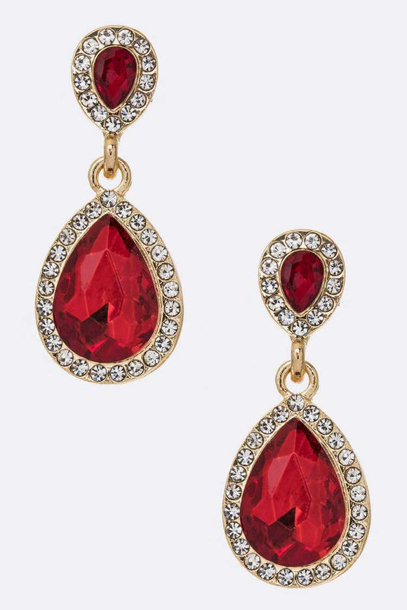 Red & Gold Earrings