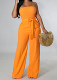 Sherbet Jumpsuit (Orange)
