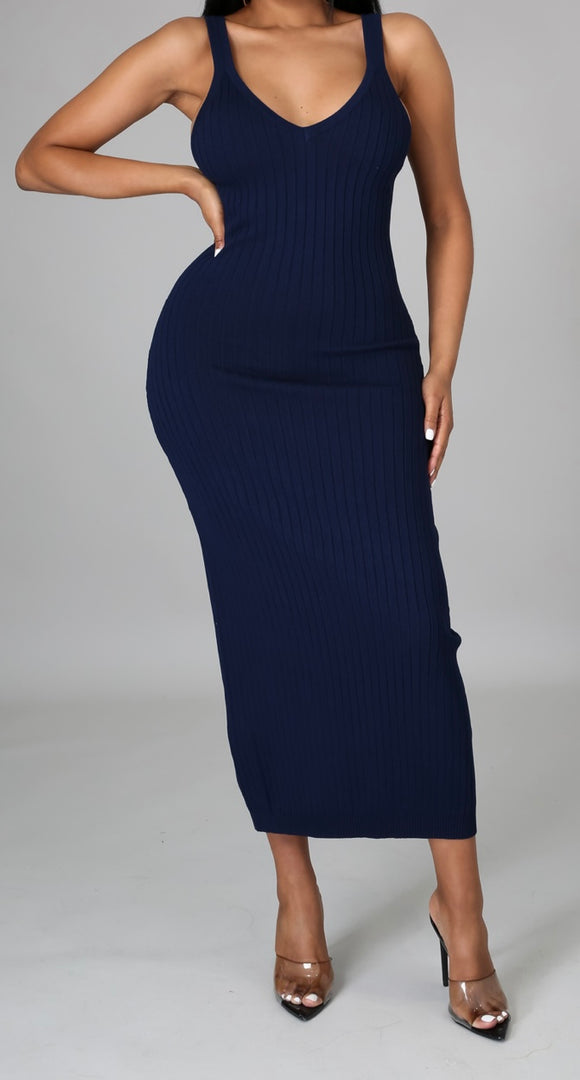 Navy Body Dress