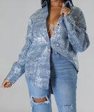 Blue Jean Shimmers Shirt