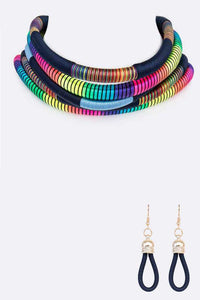 Navy Choker (colorful)