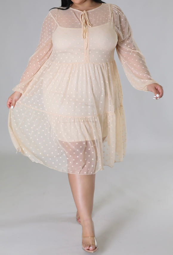 His Babydoll Dress (Stone)