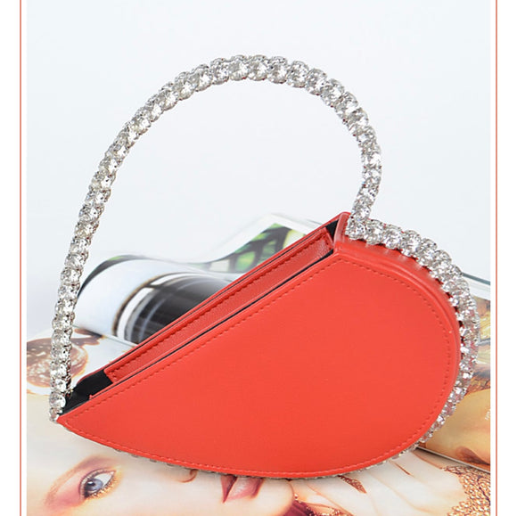 Red Heart Clutch