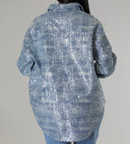 Blue Jean Shimmers Shirt
