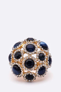 Blue Diamond Ring