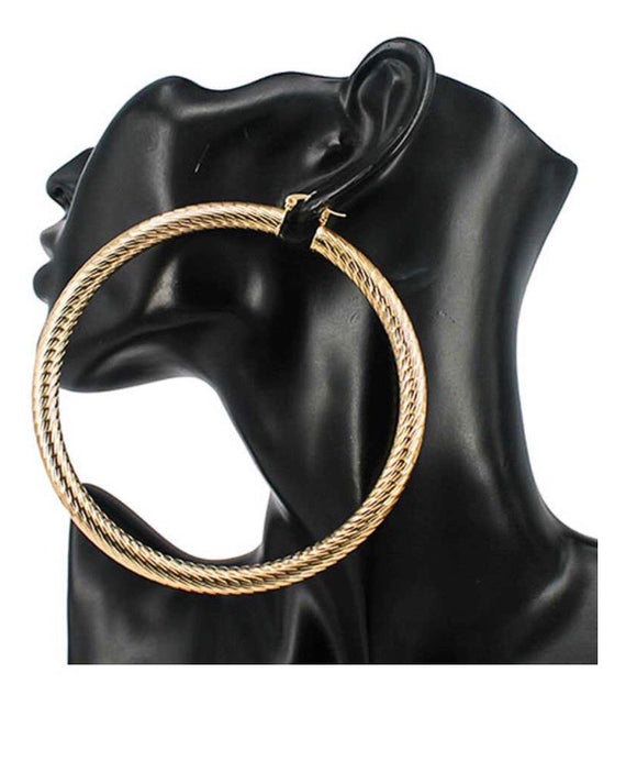 Lena’s Gold Hoops