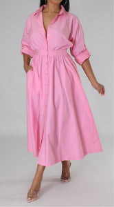 Spring Fling Dress (Pink S-XL)