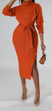 Pumpkin Sweater Dress