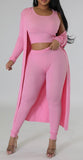 3 piece pink