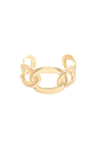 Cuffed Gold Bracelet
