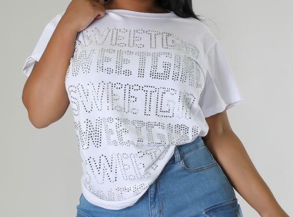 Bling Shirt-White