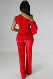 Sexy Red Jumpsuit