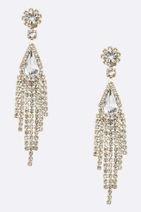 Crystal Fringe Earrings