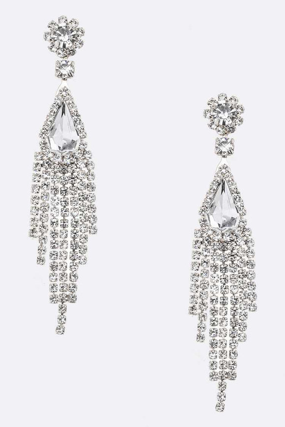 Crystal Fringe Earrings