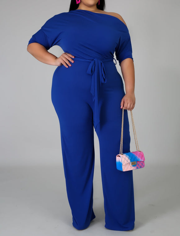 Sexy Blue Jumpsuit