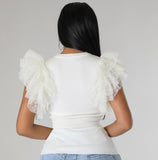 Miss Sheer (Ivory/White)