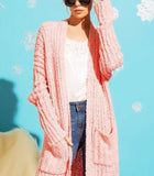 Coral(slight pink) Cardigan