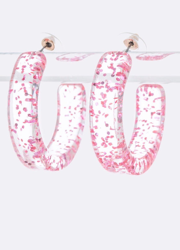 Glitter hoops